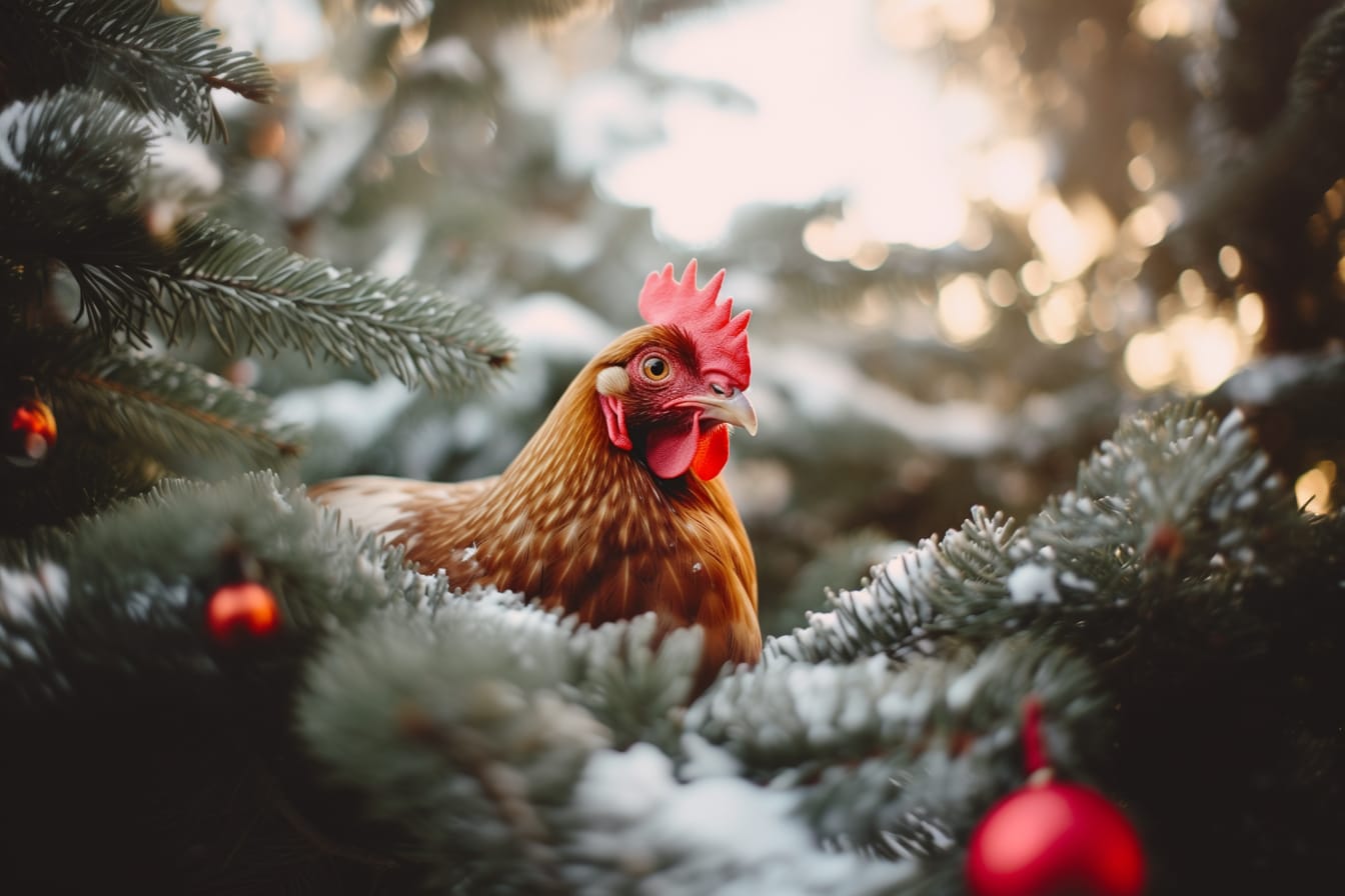 Feeding Your Chickens Christmas Trees Fowl and Fancy